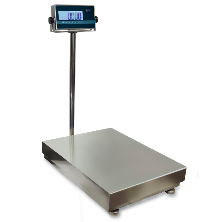 báscula monocélula portátil TOPGI V3, báscula industrial con célula de carga IP65, pesa mercancías hasta 600kg, plataforma de pesaje con indicador BR16, pantalla LCD retroiluminada báscula, báscula con funciones de cuenta piezas y tara, equipo de pesaje con batería recargable 120 horas, estructura de acero pintado con plato inoxidable, báscula para almacenes y logística, báscula electrónica para industria alimentaria, báscula para control de inventario y producción, equipo de pesaje con patas regulables y nivel de burbuja, báscula CE homologada con precisión 3000 divisiones, báscula con conexión RS232 opcional, báscula industrial con alimentación dual red y batería, báscula con capacidades de 30kg a 600kg, báscula con plato de 300x400mm a 500x600mm, báscula resistente para entornos exigentes, diseño compacto con asa de transporte, precisión garantizada en pesaje industrial, indicador BR16 con 6 dígitos de 24mm.