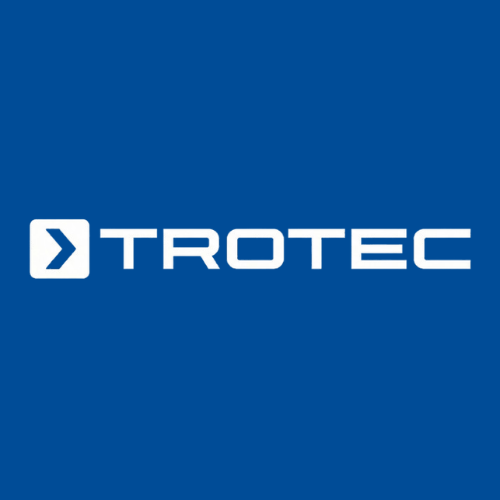 Logo trotec blanco